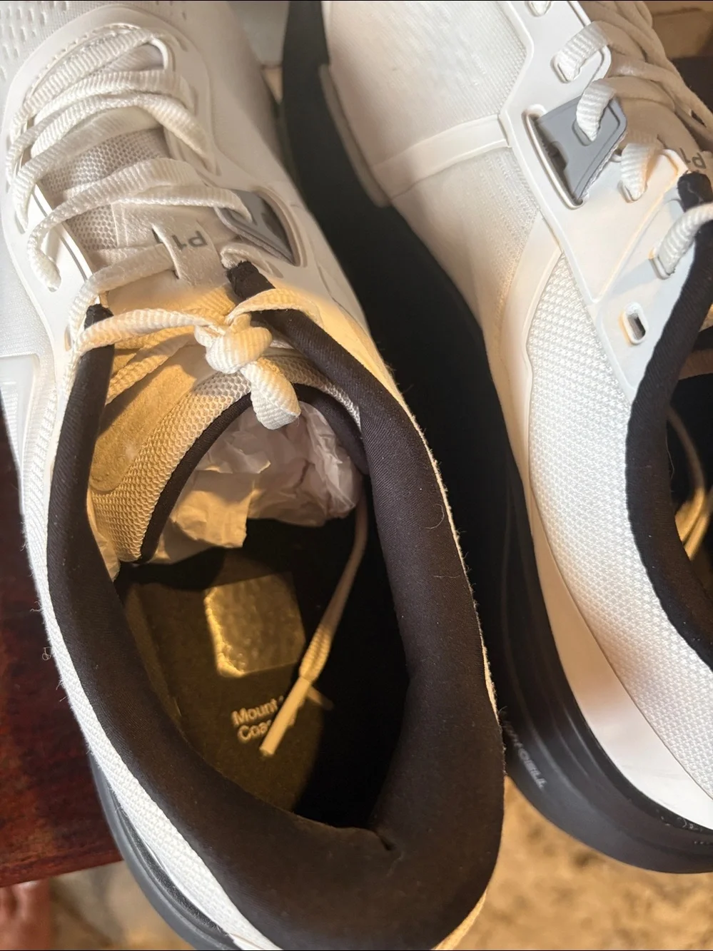 MEN'S MOUNT TO COAST P1 SHOES Men's White Athletic Sneakers
